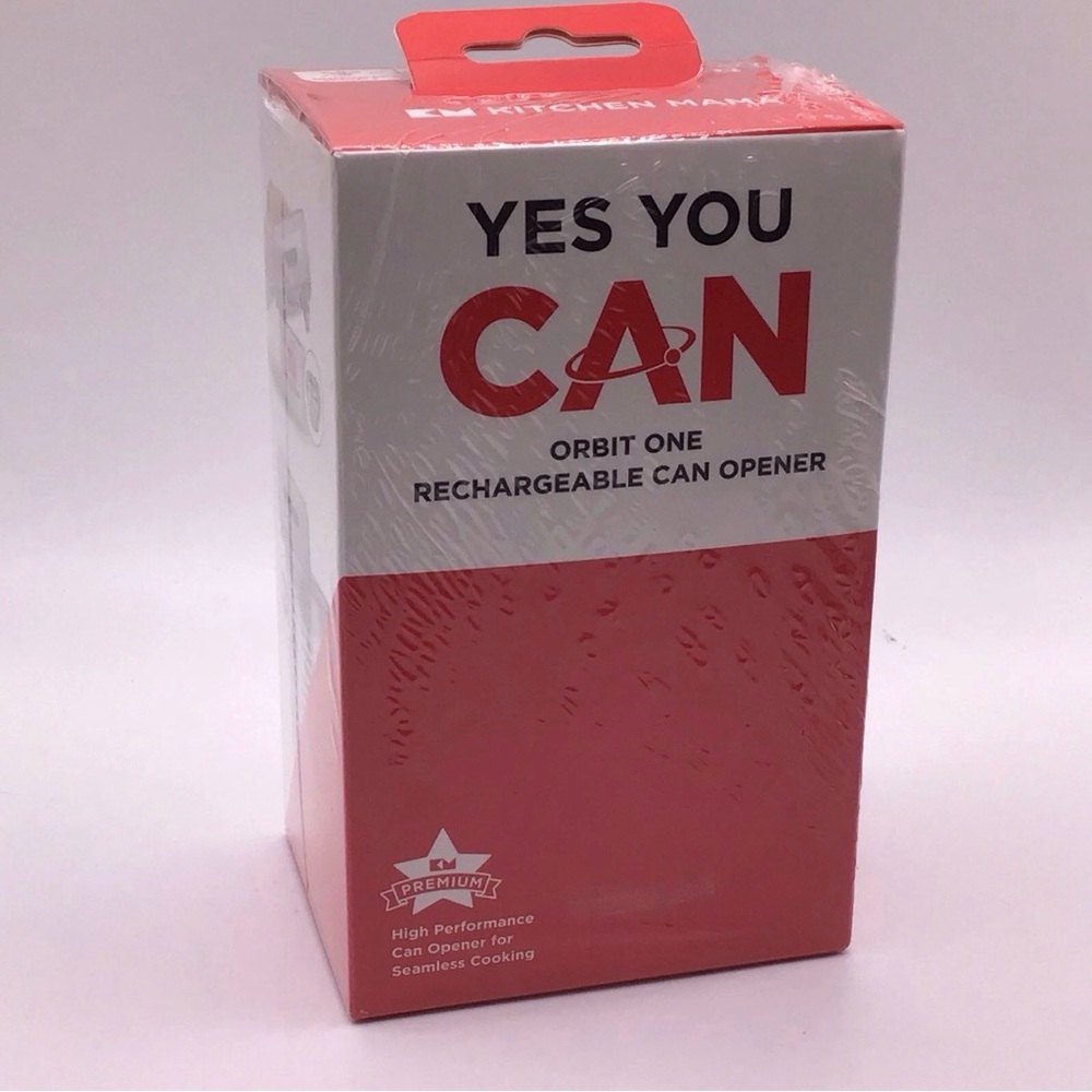 Yes You Can Orbit One Rechargeable Can Opener Compact White Small CO5600 W